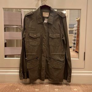 Velvet x Lily Aldridge jacket camo green